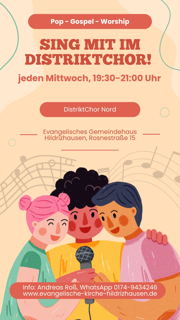 Werbung Distriktchor