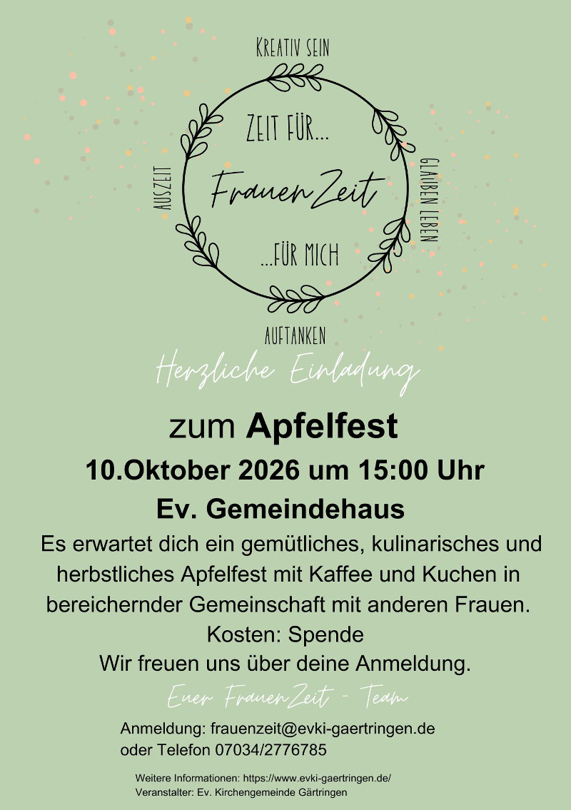 Frauenzeit Apfelfest