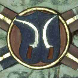 Wappen der Familie Harder von Gärtringen (zwei Sicheln)